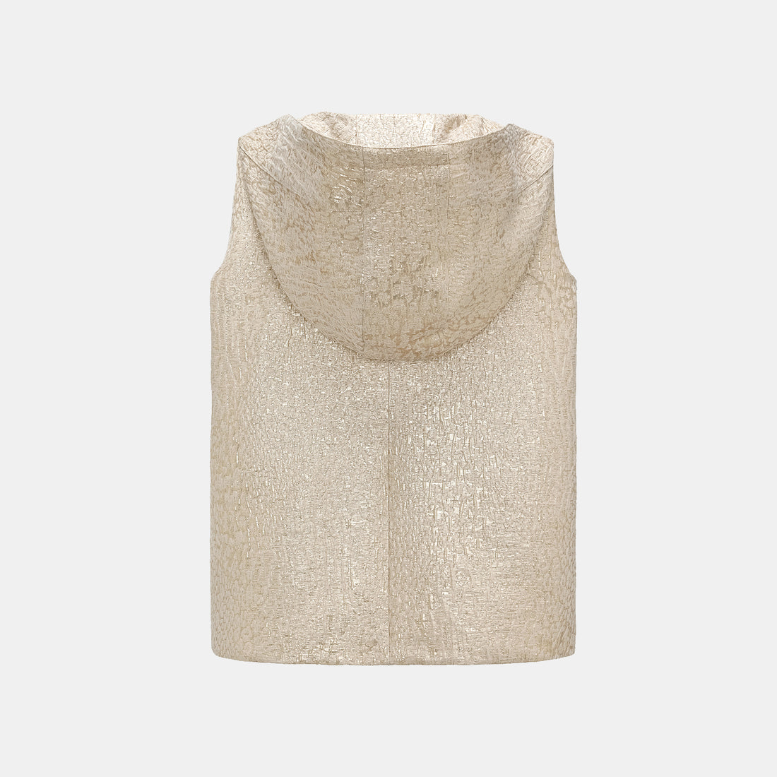 "Spring Outing" Jacquard Hooded Light Chinese Style Vest—Charm