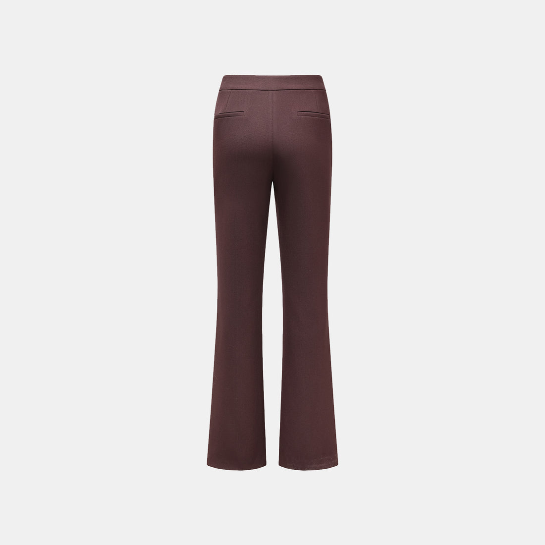 "Westminster Weekdays" Luxe Acetate Flared Pants - Margaux