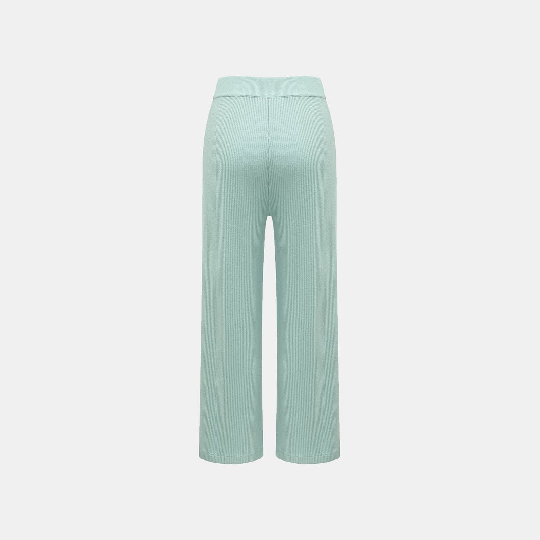 "Spring diary." Silk Cashmere knitted three-dimensional pleated wide-leg pants—Mint