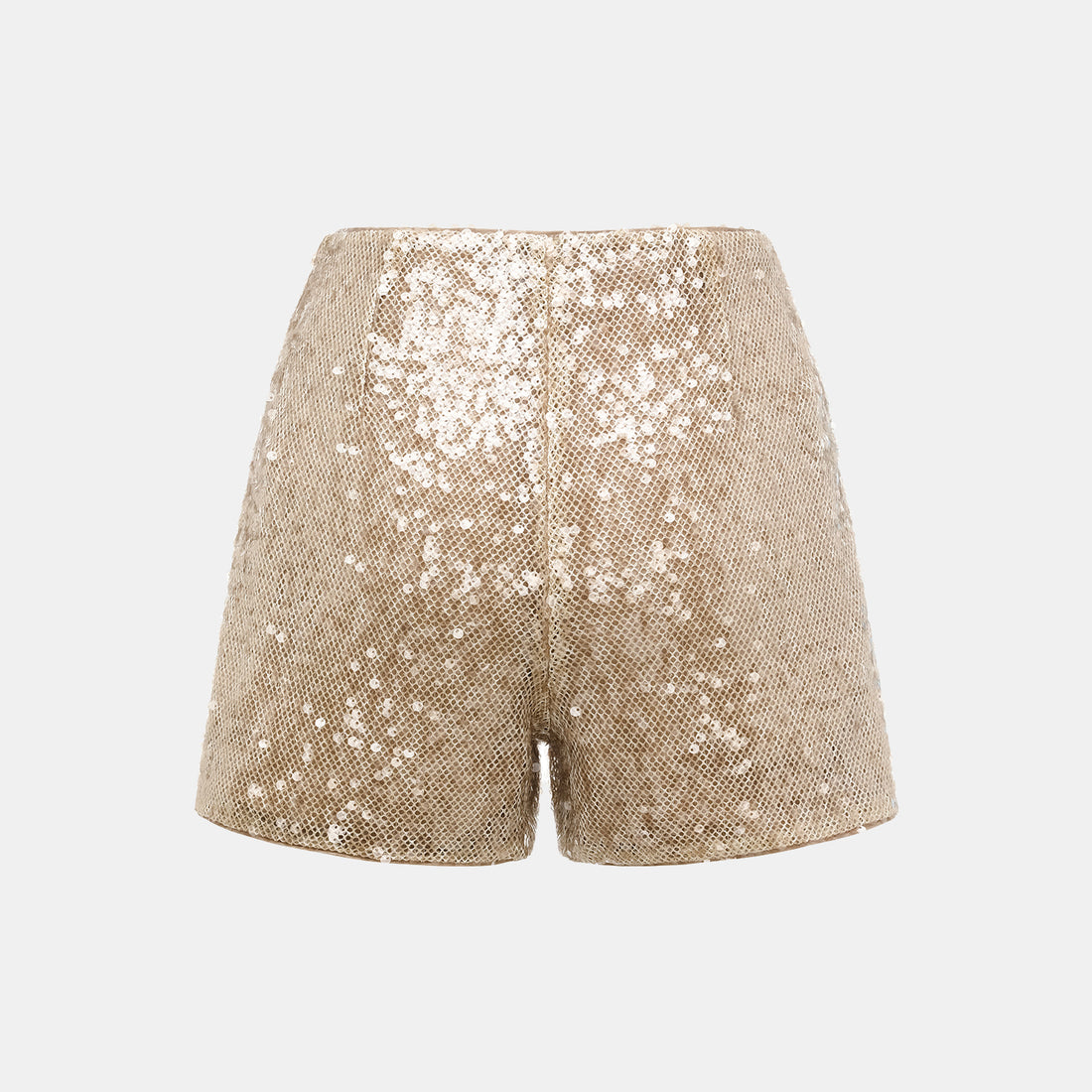 “Daytime Party.” Shimmering Knit Shorts