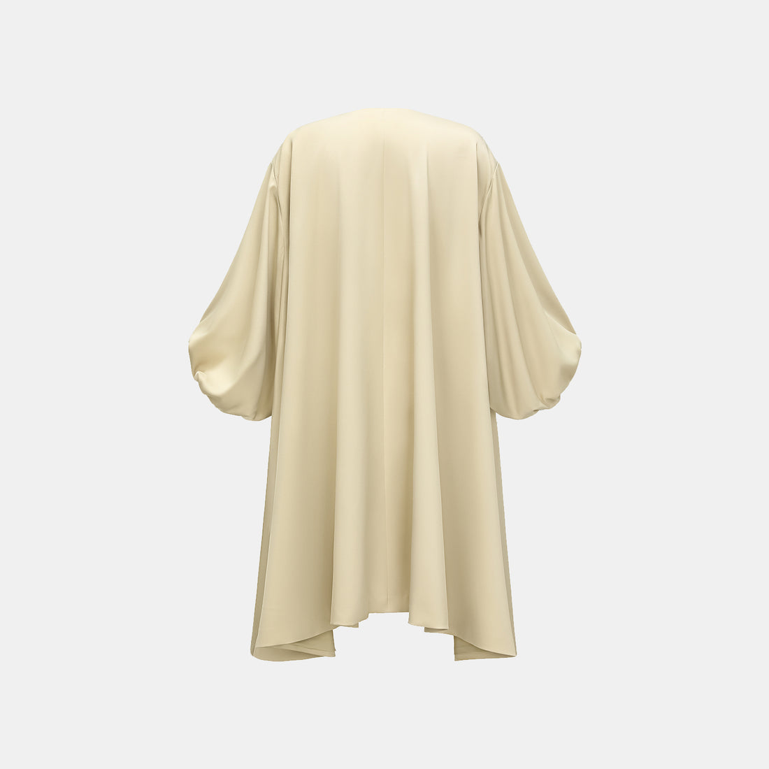 "True Grace" Vintage Crewneck Coat - Light Camel