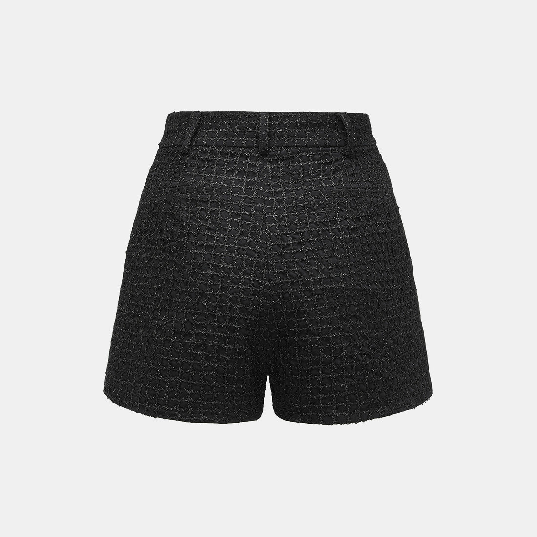 "Mayfair Datenight" Jacquard Lace Shorts—Midnight