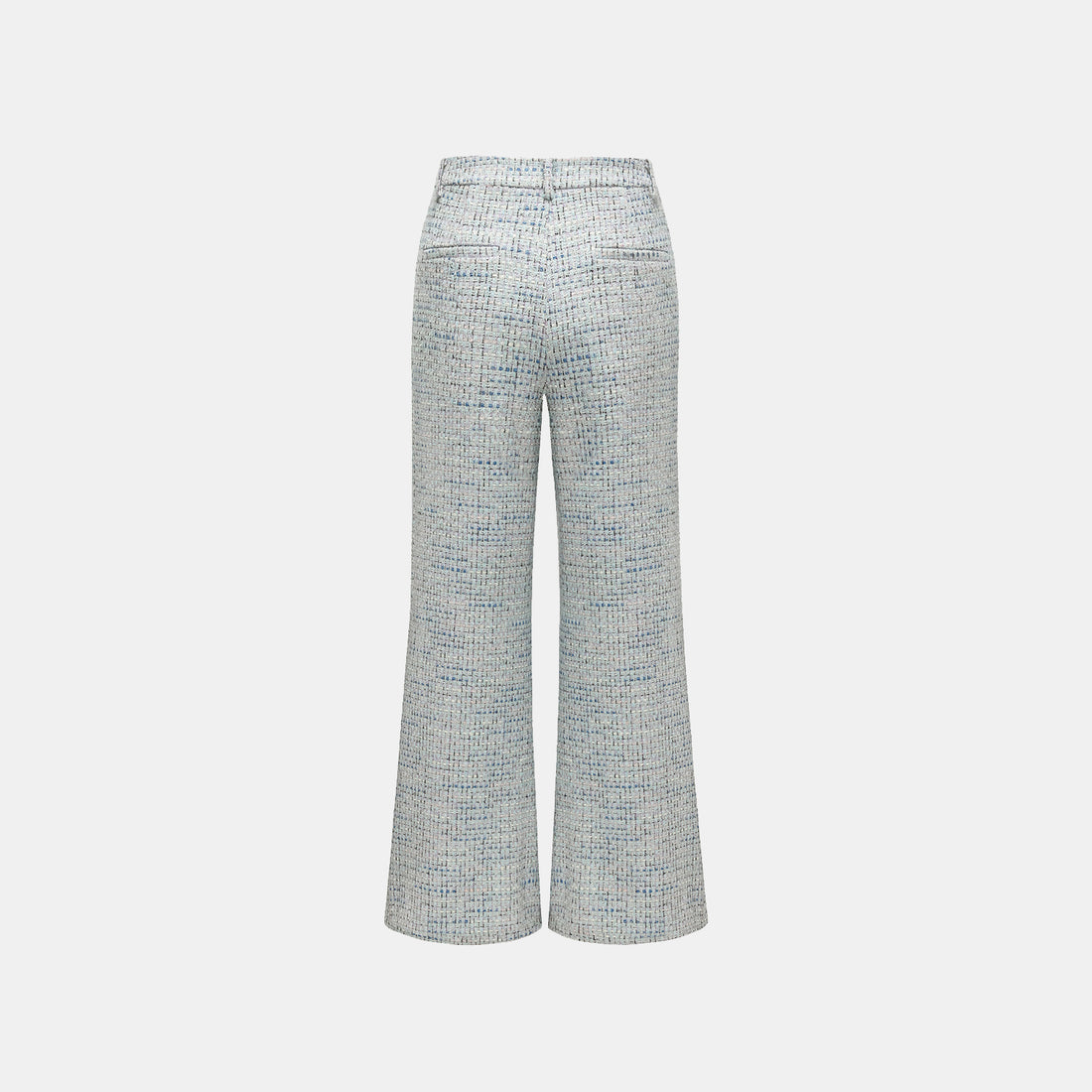 "Chelsea Citywalk." Tweed wide-leg trousers—Mojito