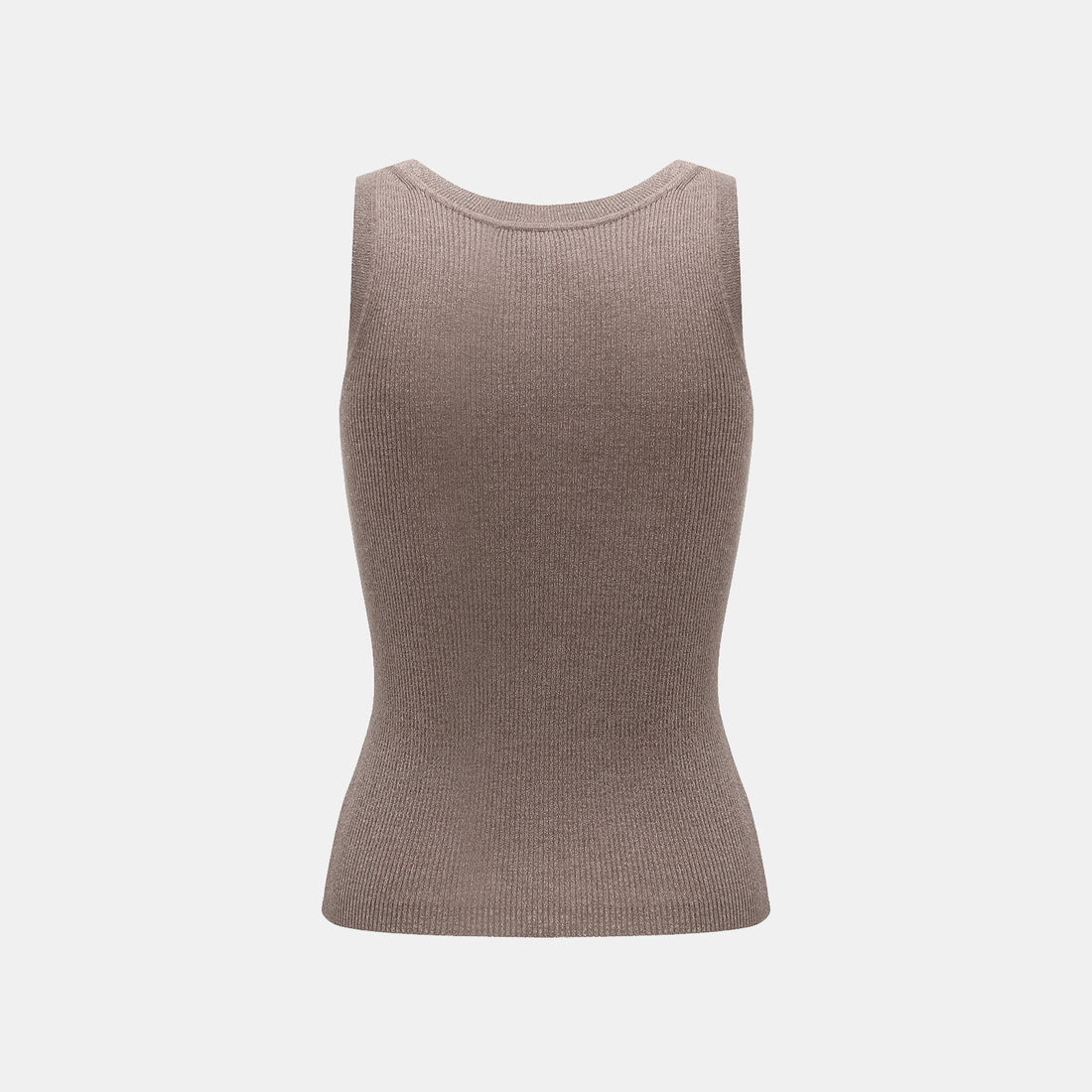 "Summer Diary" Cool Triacetate Cashmere Knit Vest—Dusk
