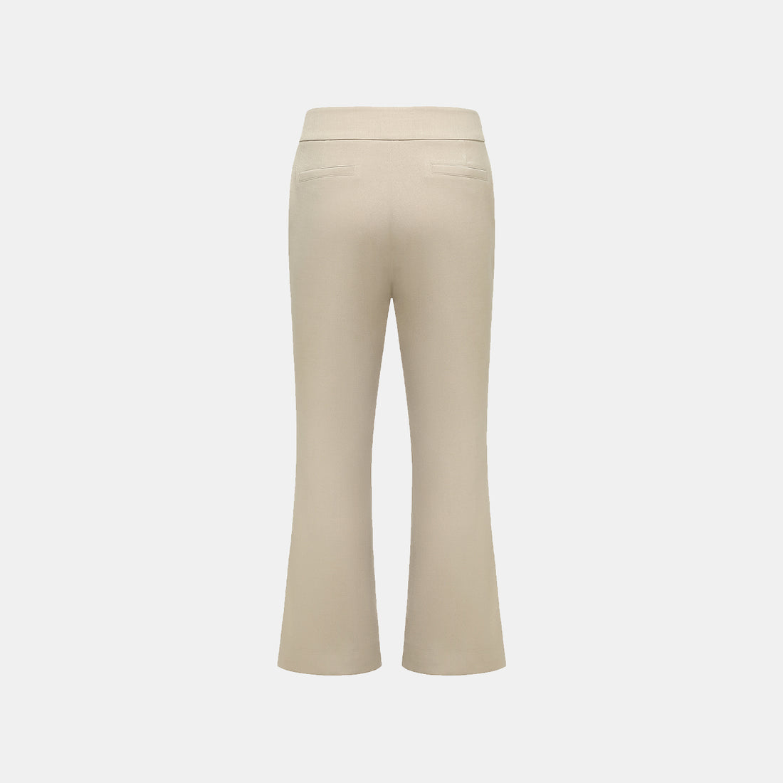 "Autumn Diary" Korean super stretch drape fabric waist trousers - Khaki