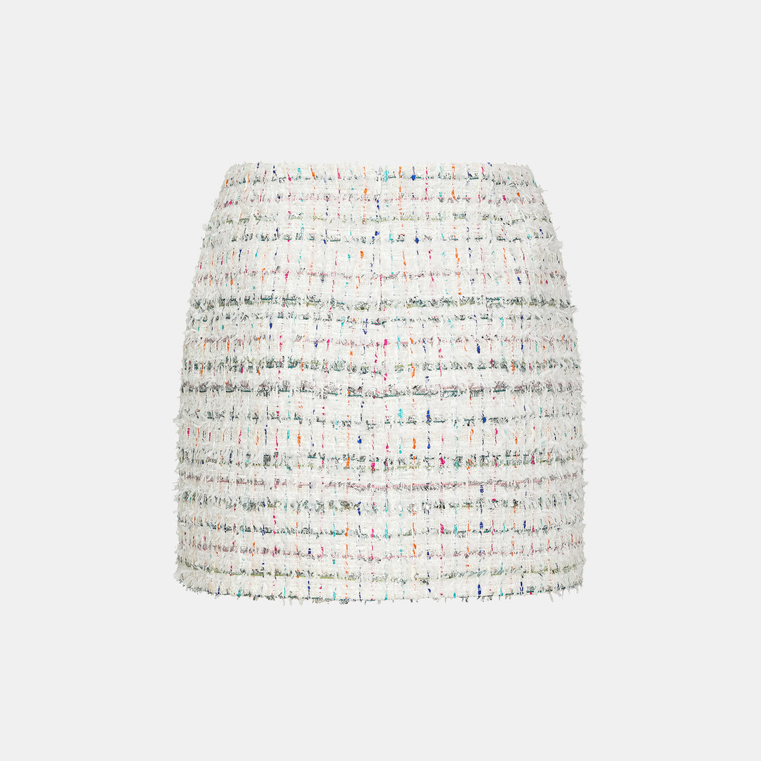 "Winter Versailles" Tweed Skirt—Fruit Mille Crepe