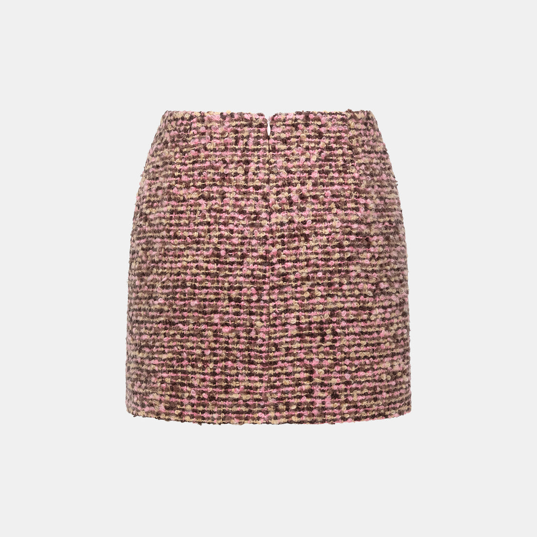 "Afternoon in Los Angeles" Tweed Skirt—Cinnamon Roll