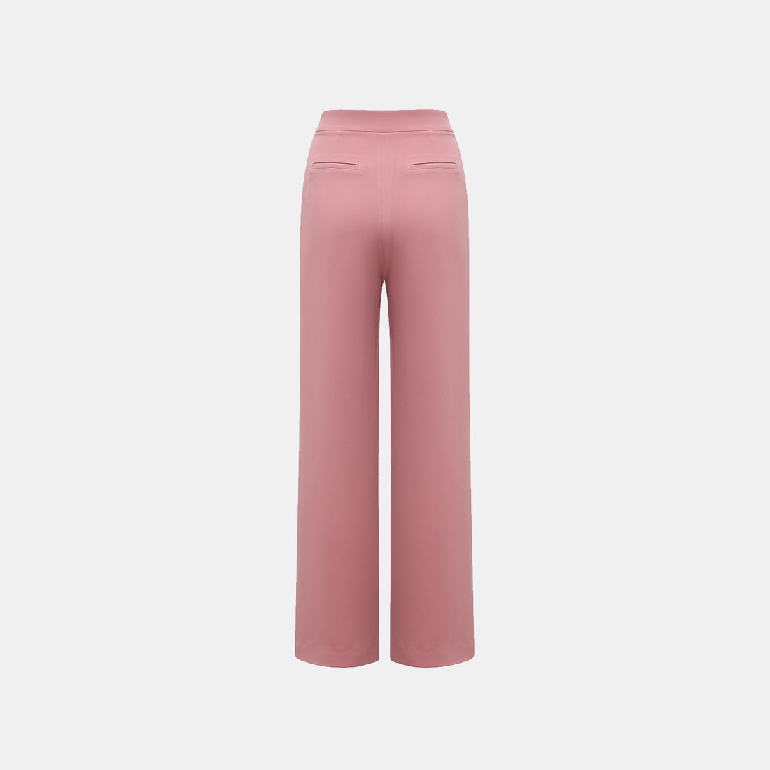 "Easy-go Chic" Textured Acetate 3D Tailored Wide Pants—Dusk