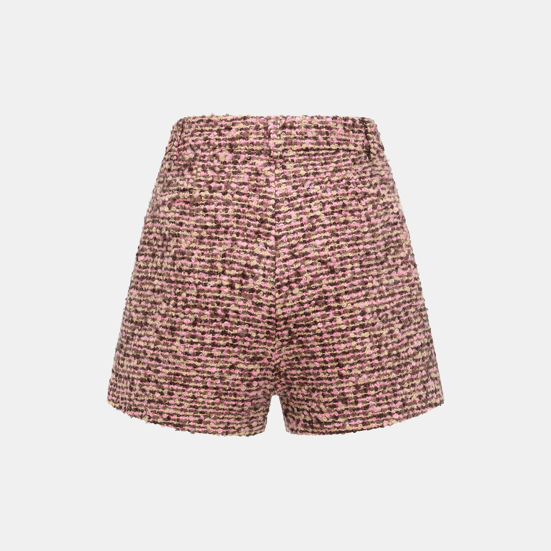 "Afternoon in Los Angeles" Tweed Shorts—Cinnamon Roll