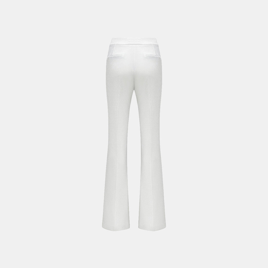 'Easy Go Chic' acetate jersey flared pants - Silver