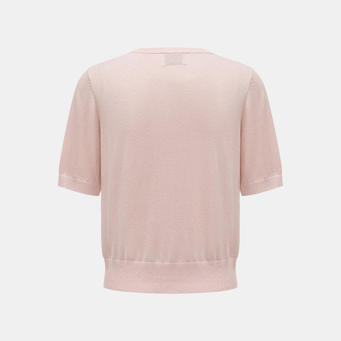 "Summer Diary" Cool Triacetate Cashmere Knit Short Sleeve Cardigan—LOVE