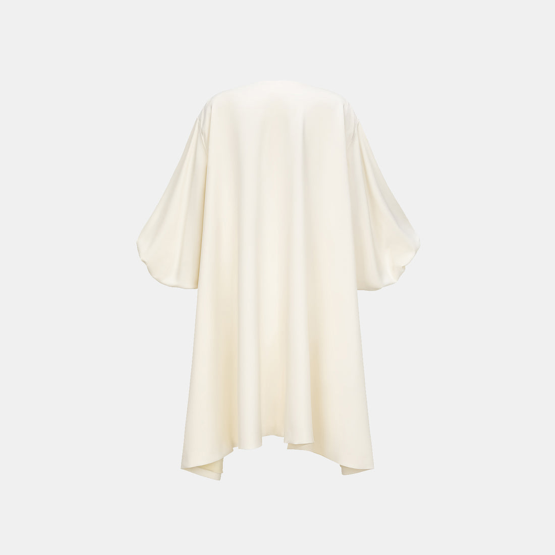 "True Grace" Vintage Crewneck Coat - White