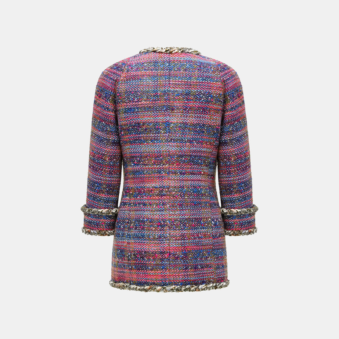 “Chelsea teatime.” Classic No.5 tweed jacket—Berry Happy