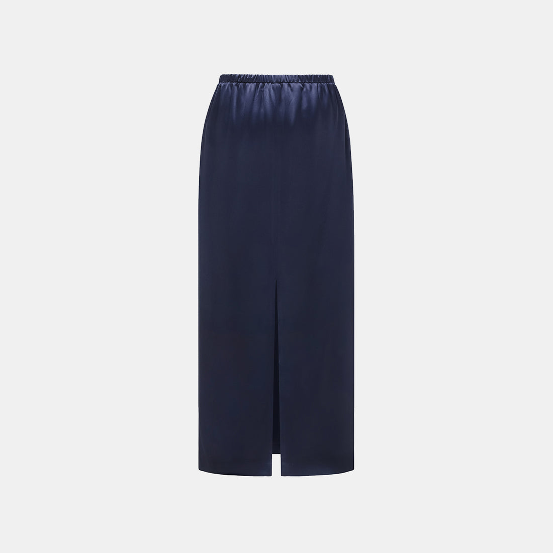 “Easy Go Chic.” Satin Acetate Leisure Suit—Blue