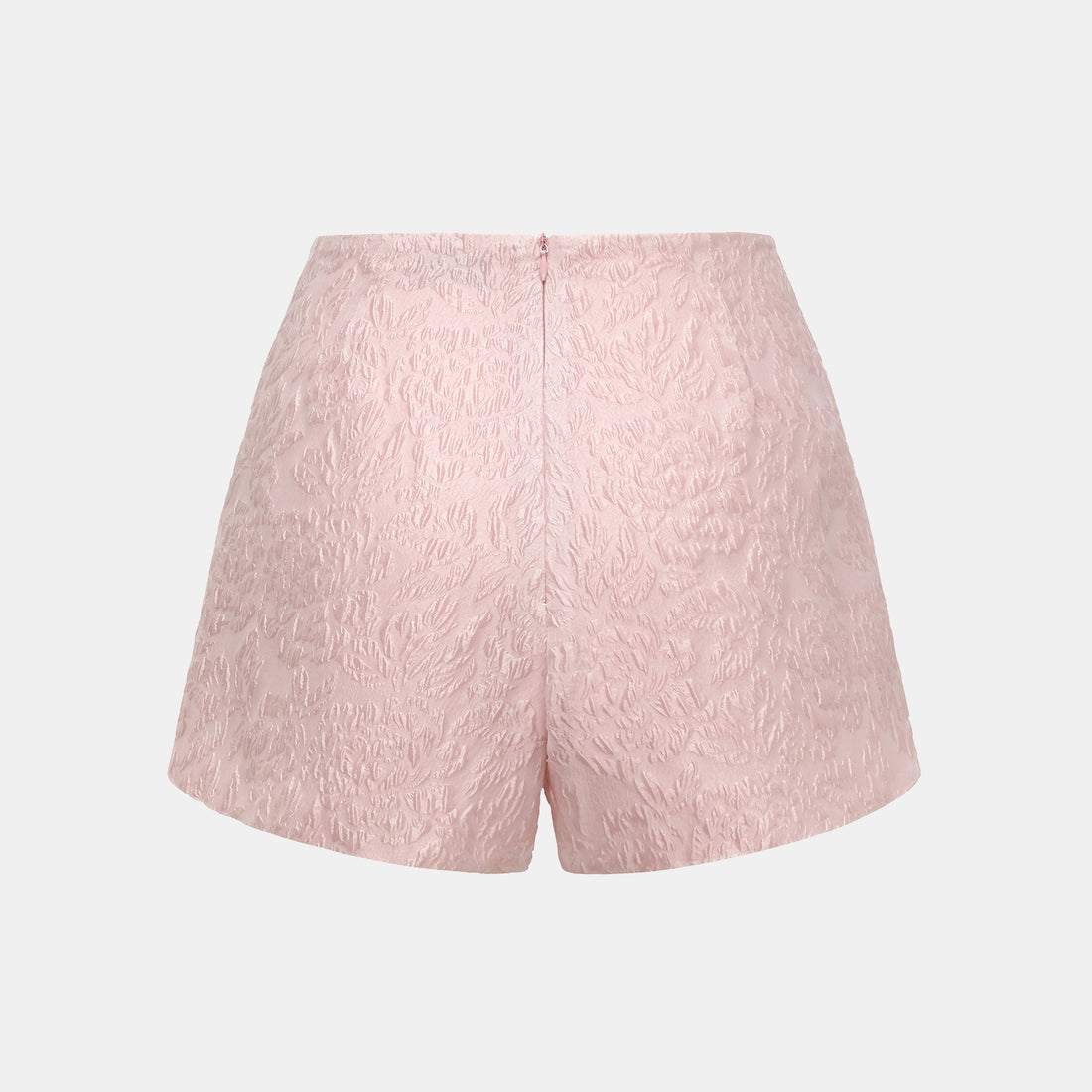 "Weekend at Monaco." 3D Jacquard Shorts—Bubble Gum