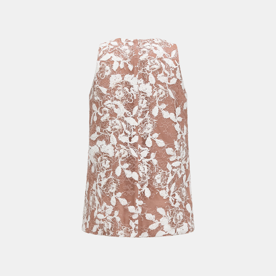 “Welcome to my party.” Velvet flower embroidery vest—Champagne