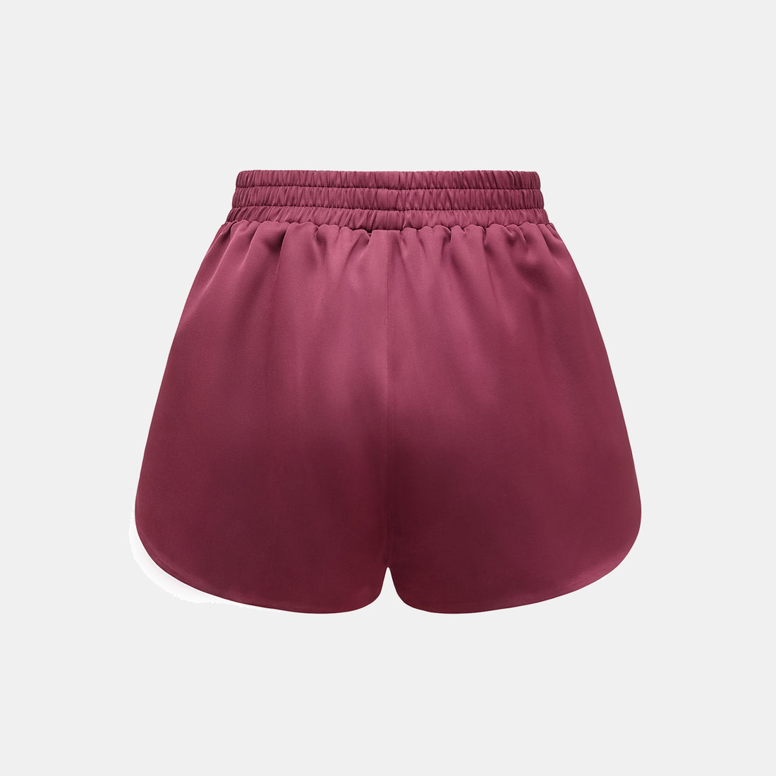 "Easy-go Chic" Heavy Acetate Lounge Shorts - Velvet Purple