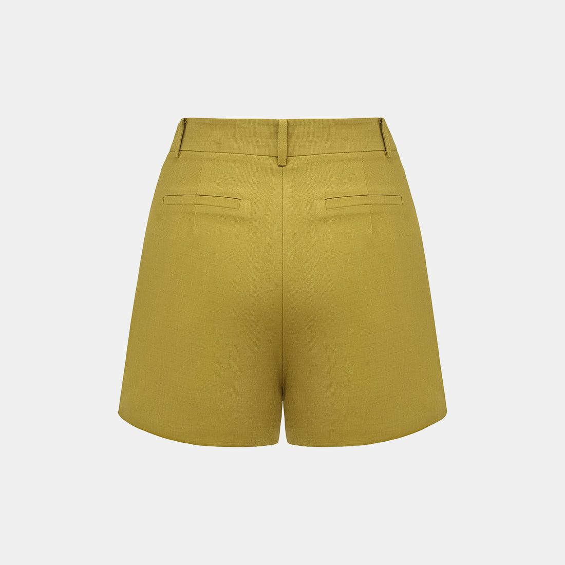 "Intellectual Moment" Special Silk and Bamboo Texture Acetate Shorts - Mu Jiang