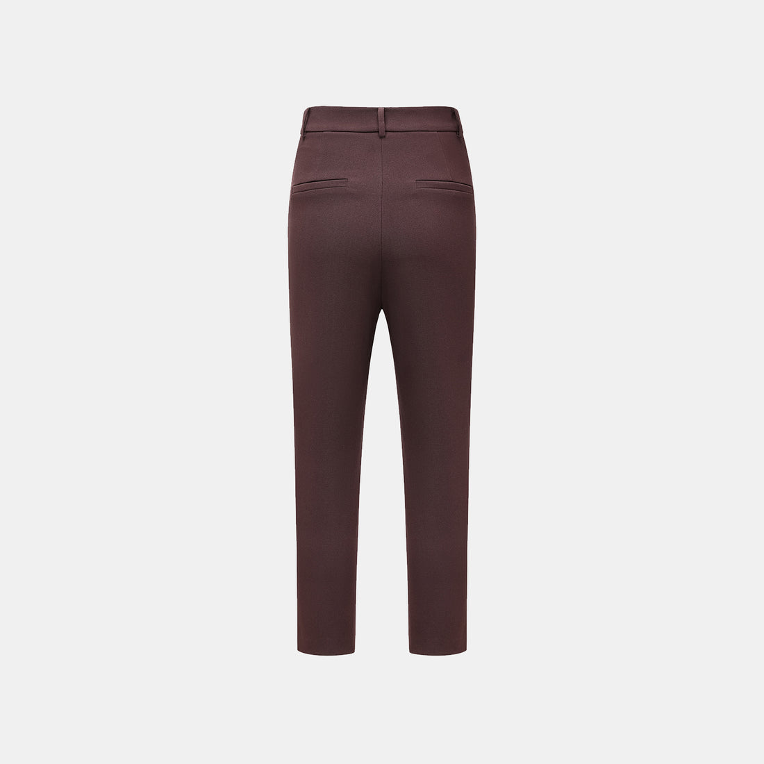 "Westminster Weekdays" Luxe Hemp Acetate Cropped Pants - Margaux