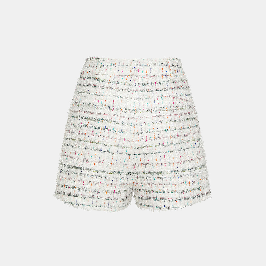 "Winter Versailles" Tweed Shorts—Fruit Mille Crepe