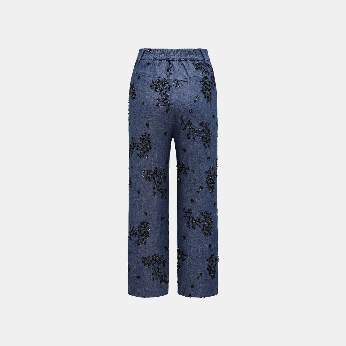 "Spring" Italian Beaded Cropped Pants