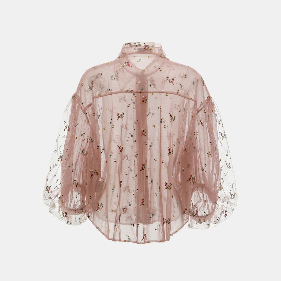 "Quiet Mastery" French top embroidered shirt - Huajianyou