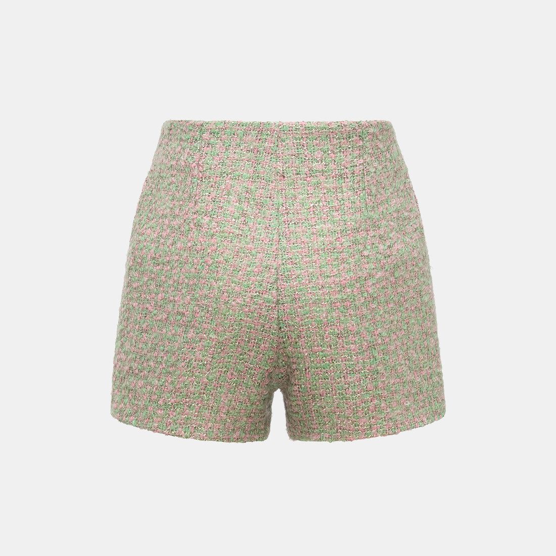 "Breeze boucle" British top light tweed shorts - Easter Garden