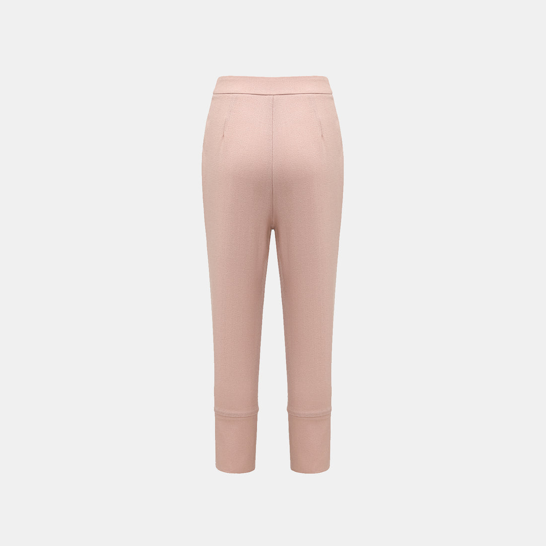 "The Top" British top crepe cropped trousers—Dusk