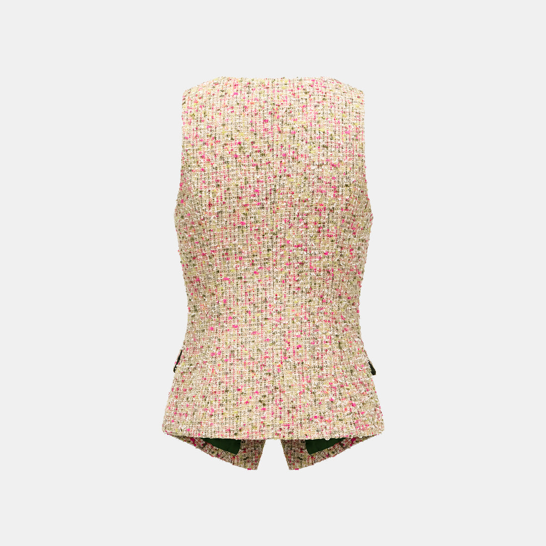 'Chelsea Citywalk' Tweed Vest - Monet's Garden
