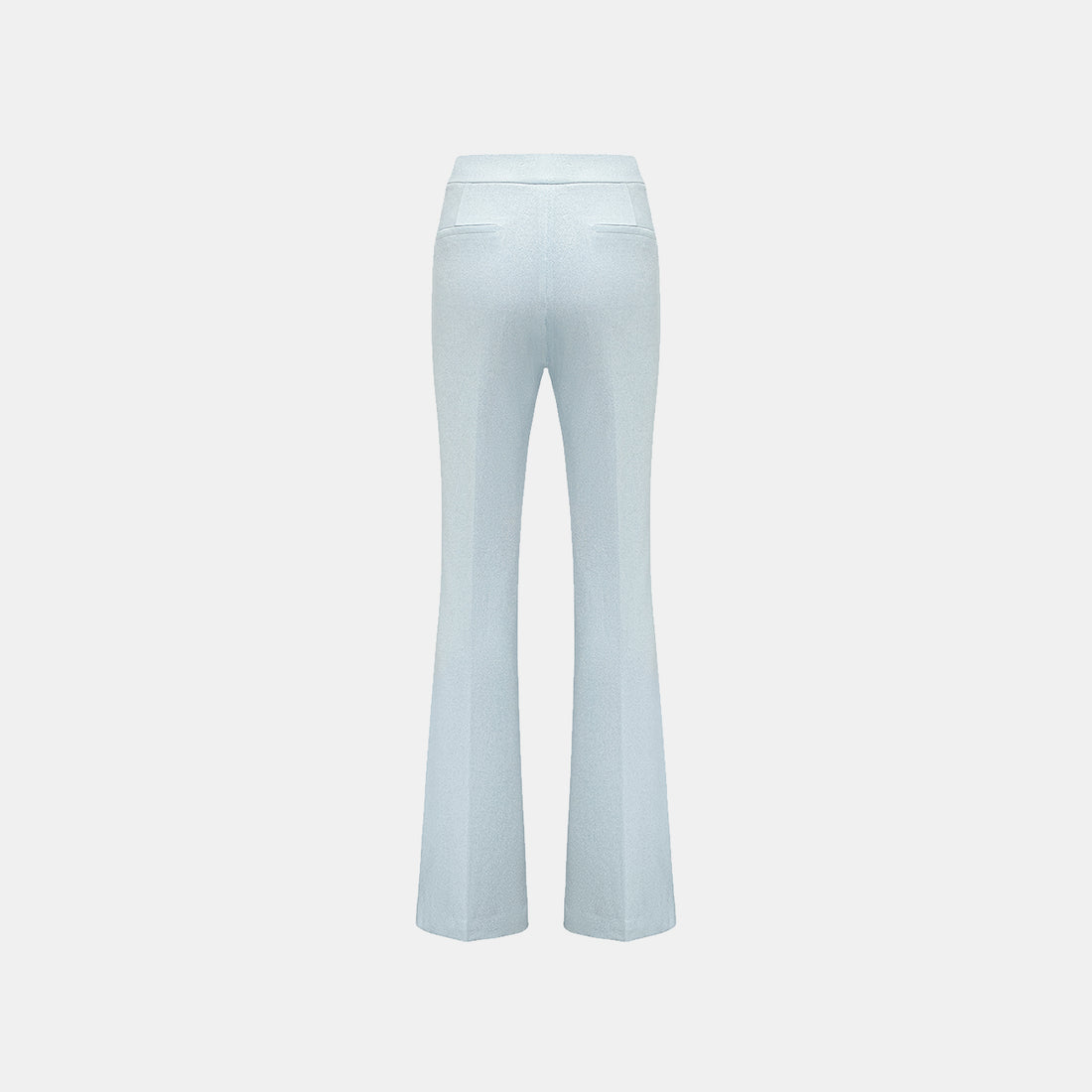 'Easy Go Chic' acetate jersey flared pants - light blue