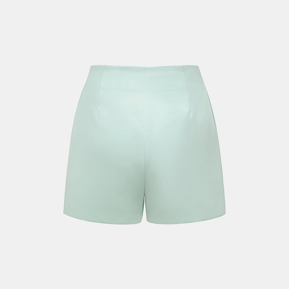 "Weekend at Monaco." Heavy Satin Shorts — Mint