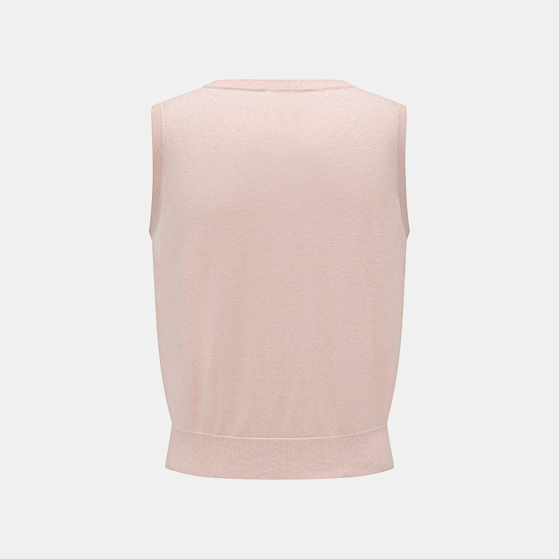 "Summer Diary" Cool Triacetate Cashmere Knit Vest—LOVE