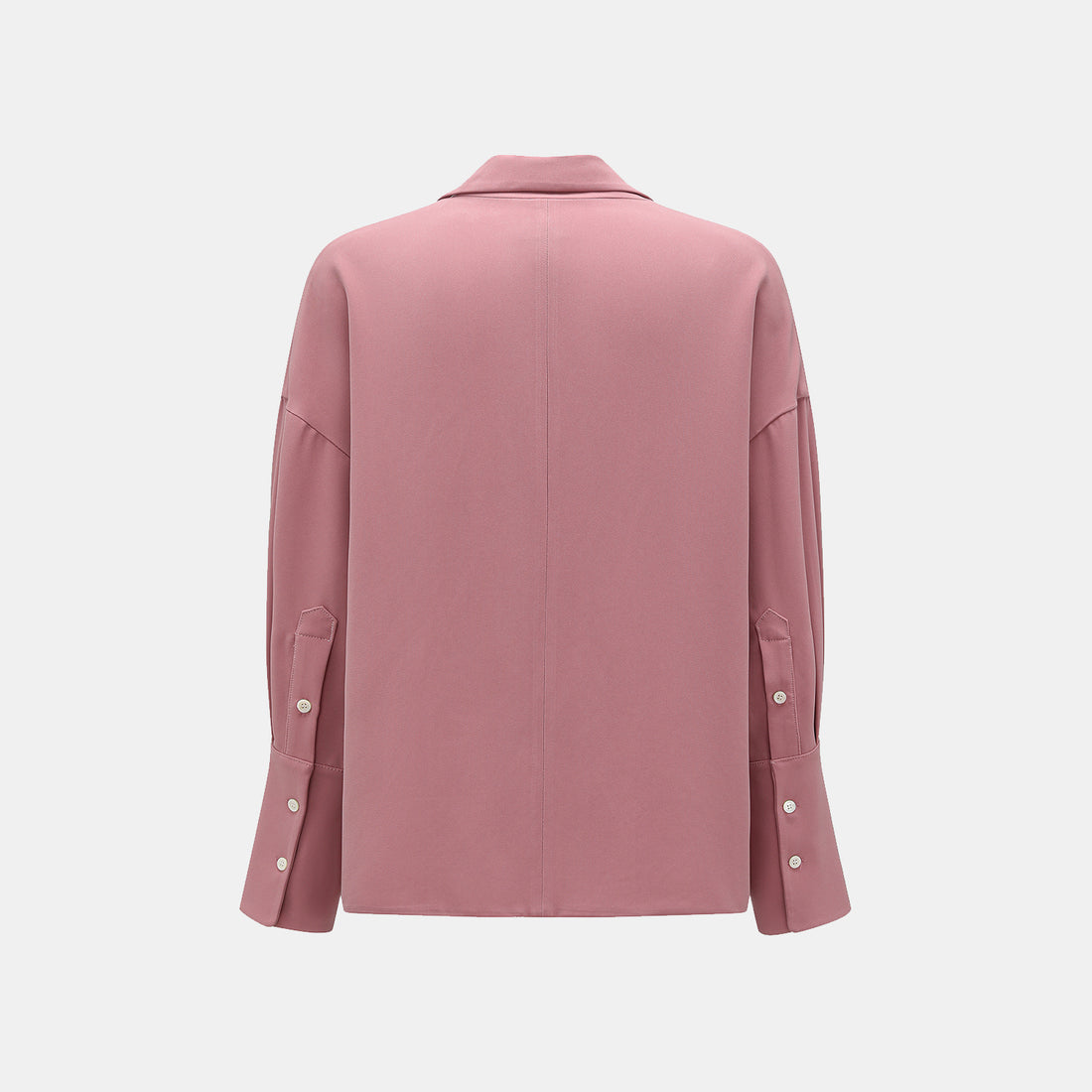 "Easy-go Chic" Textured Acetate Blazer/Shorts Set—Dusk