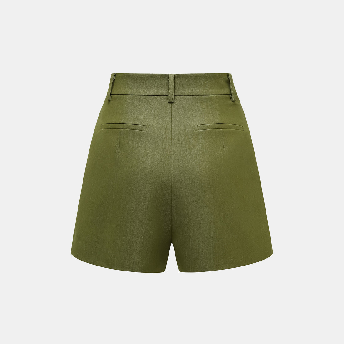 "Weekend at Monaco." Italian Textured Shorts—Pistachio
