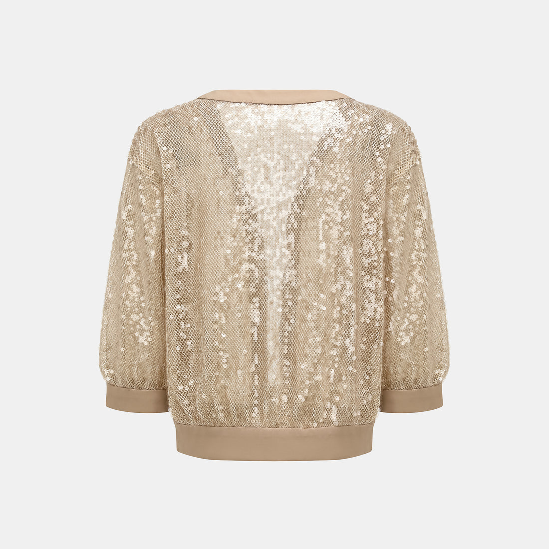 “Daytime Party.” Sparkling Knitted Jacket