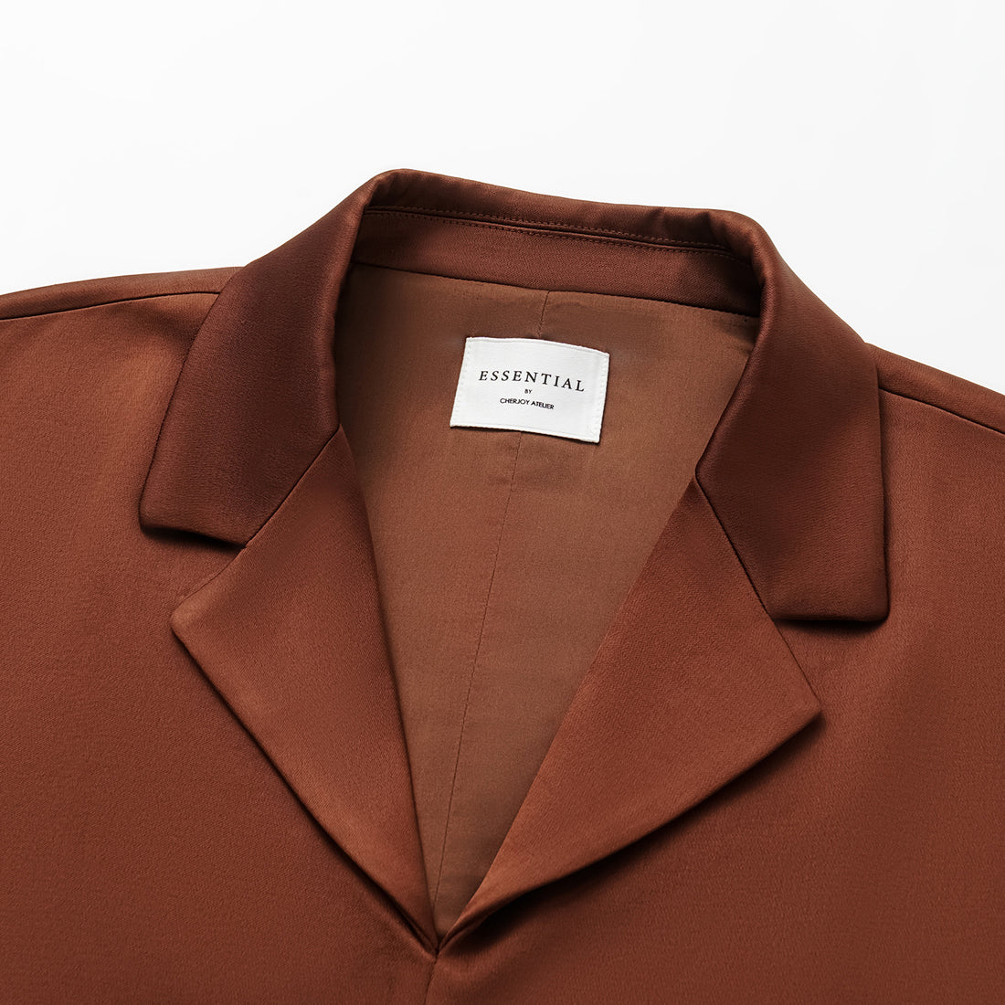 "Easy-go Chic" Heavy Acetate Smock—Honey Brown