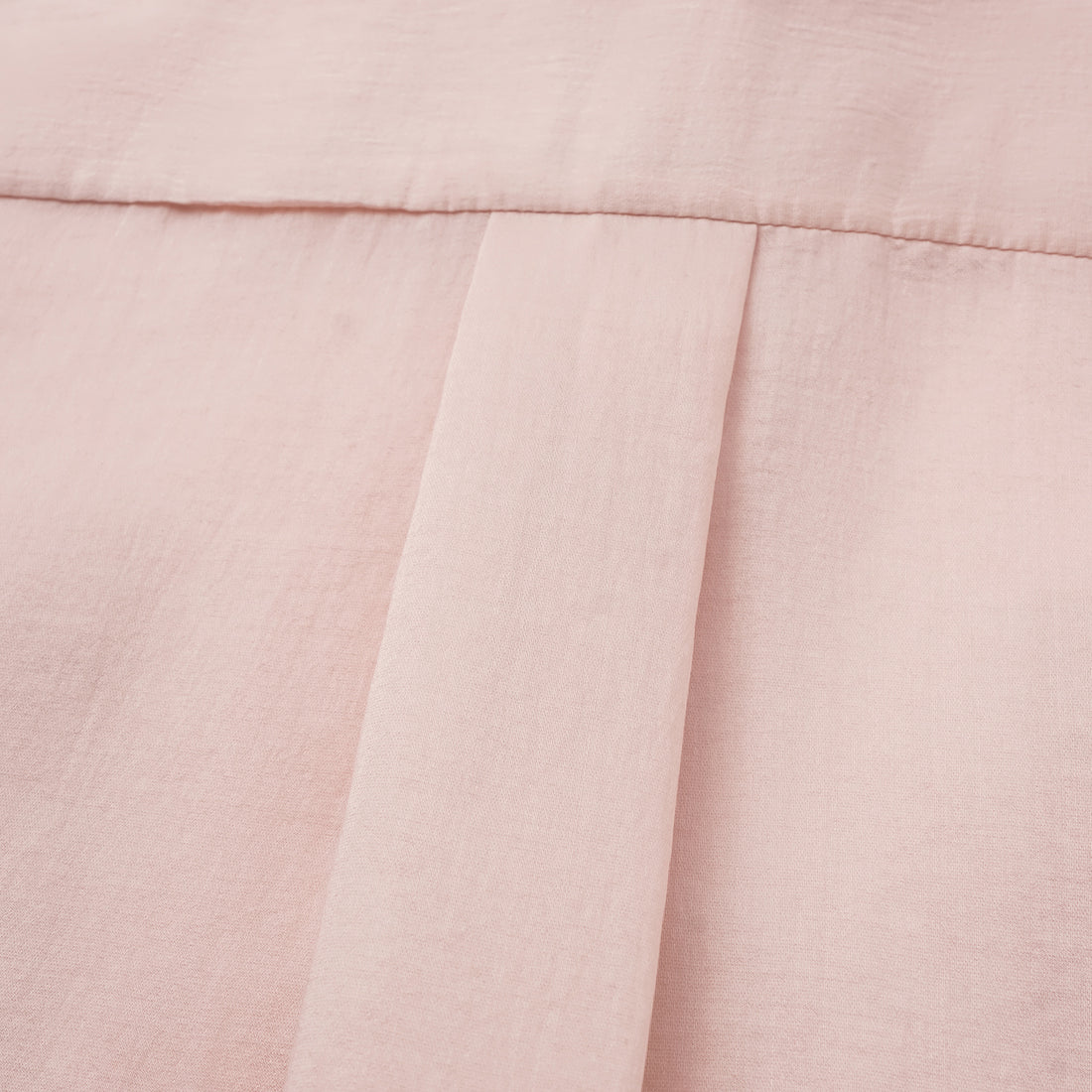 "Intellectual Moment" Tencel Satin Chiffon Oversized Shirt - Rose Pink