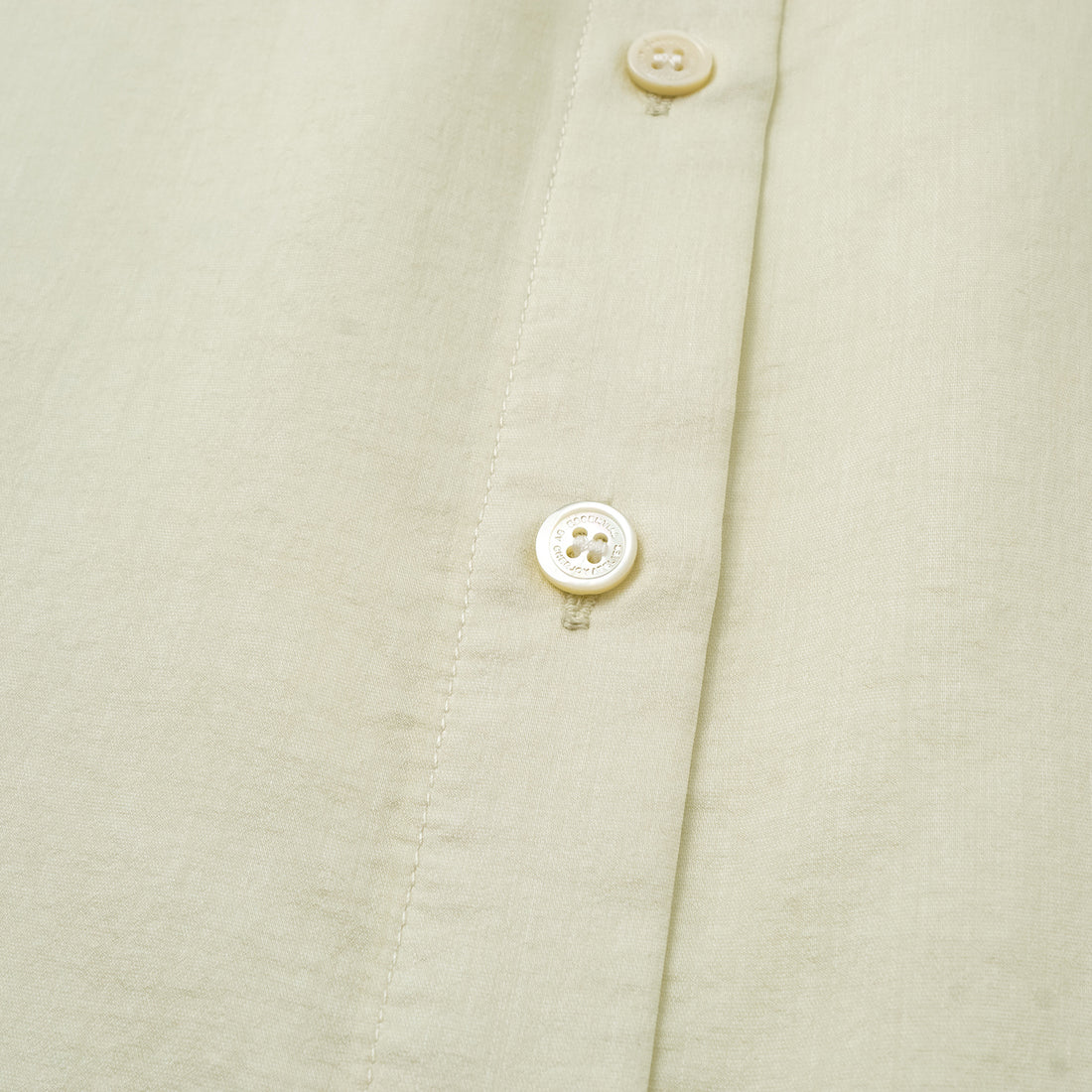 "Intellectual Moment" Tencel Satin Chiffon Oversized Shirt - Goose Yellow