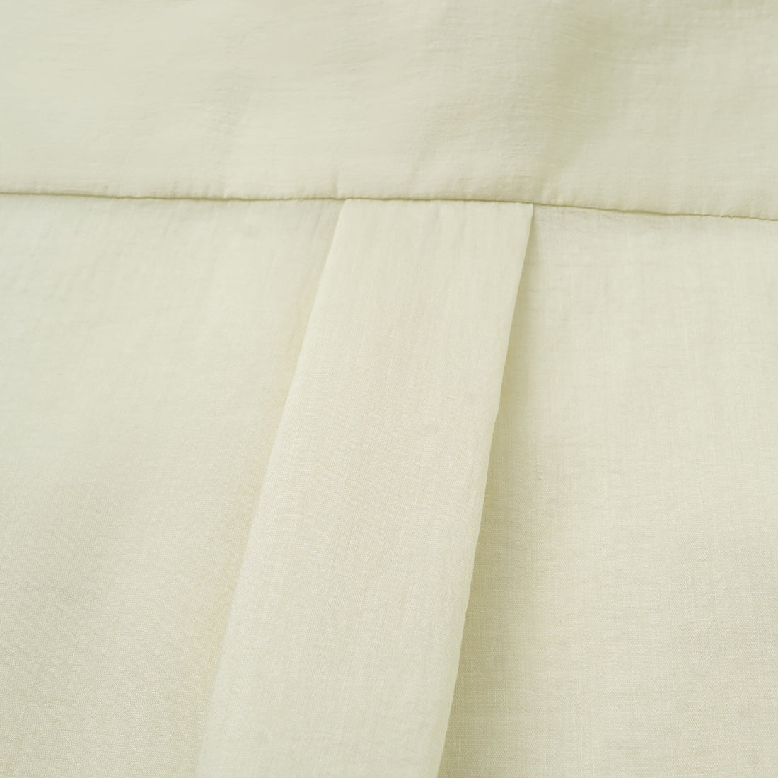 "Intellectual Moment" Tencel Satin Chiffon Oversized Shirt - Goose Yellow