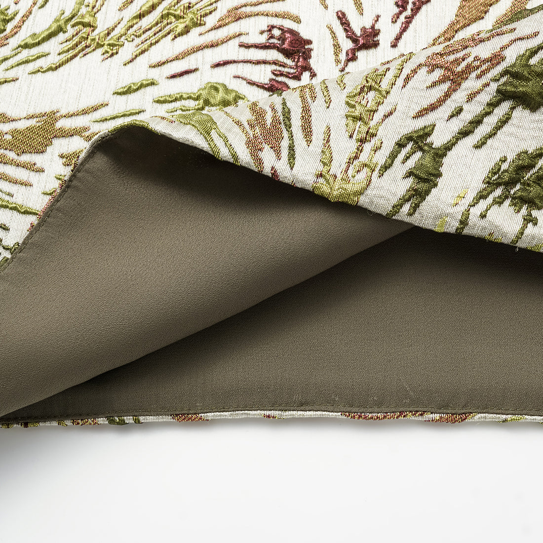 "Imperial Garden Teatime" Italian jacquard patchwork vest - Spring Breeze Green Hotel