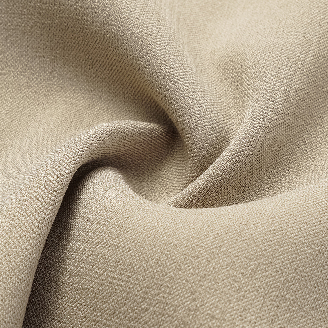 "Autumn Diary" Korean super stretch drape fabric waist trousers - Khaki