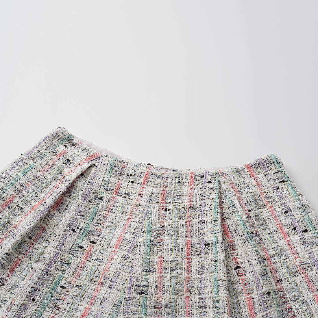 "Arcade of CherJoy Atelier." French Summer Lightweight Tweed Shorts