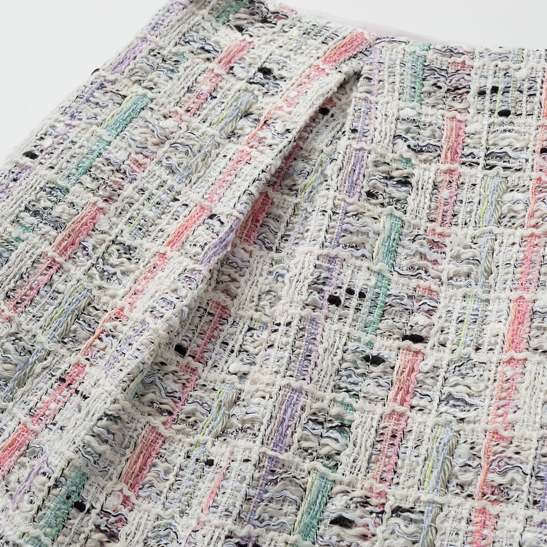 "Arcade of CherJoy Atelier." French Summer Lightweight Tweed Shorts