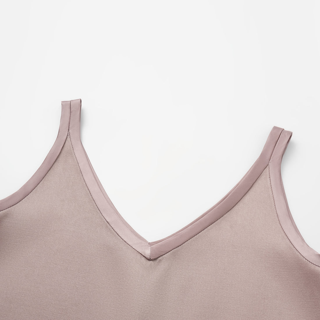 "Weekend at Monaco." Heavy satin panelled vest — Taupe
