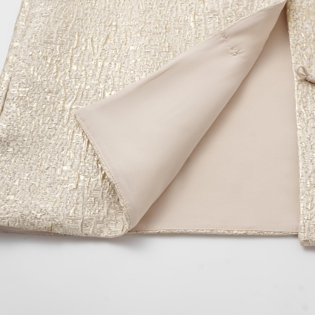"Spring Outing" Jacquard Hooded Light Chinese Style Vest—Charm