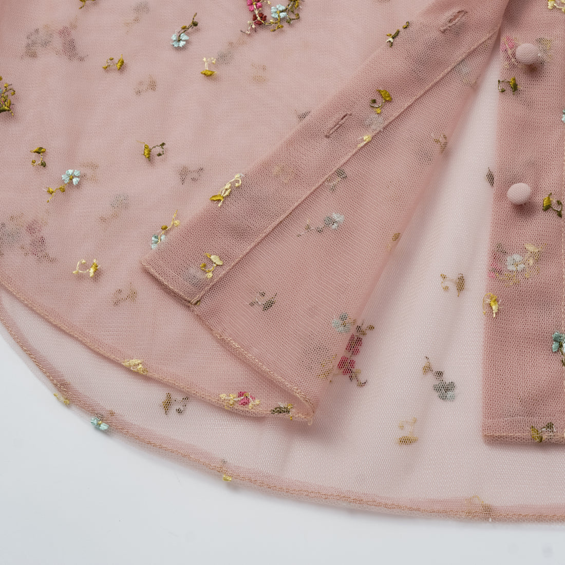 "Quiet Mastery" French top embroidered shirt - Huajianyou