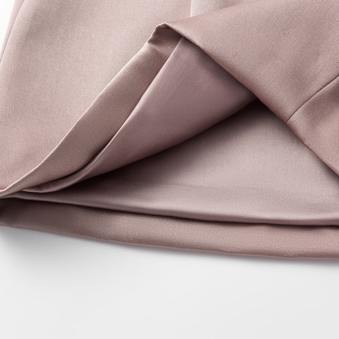 "Weekend at Monaco." Heavy Satin Shorts — Taupe