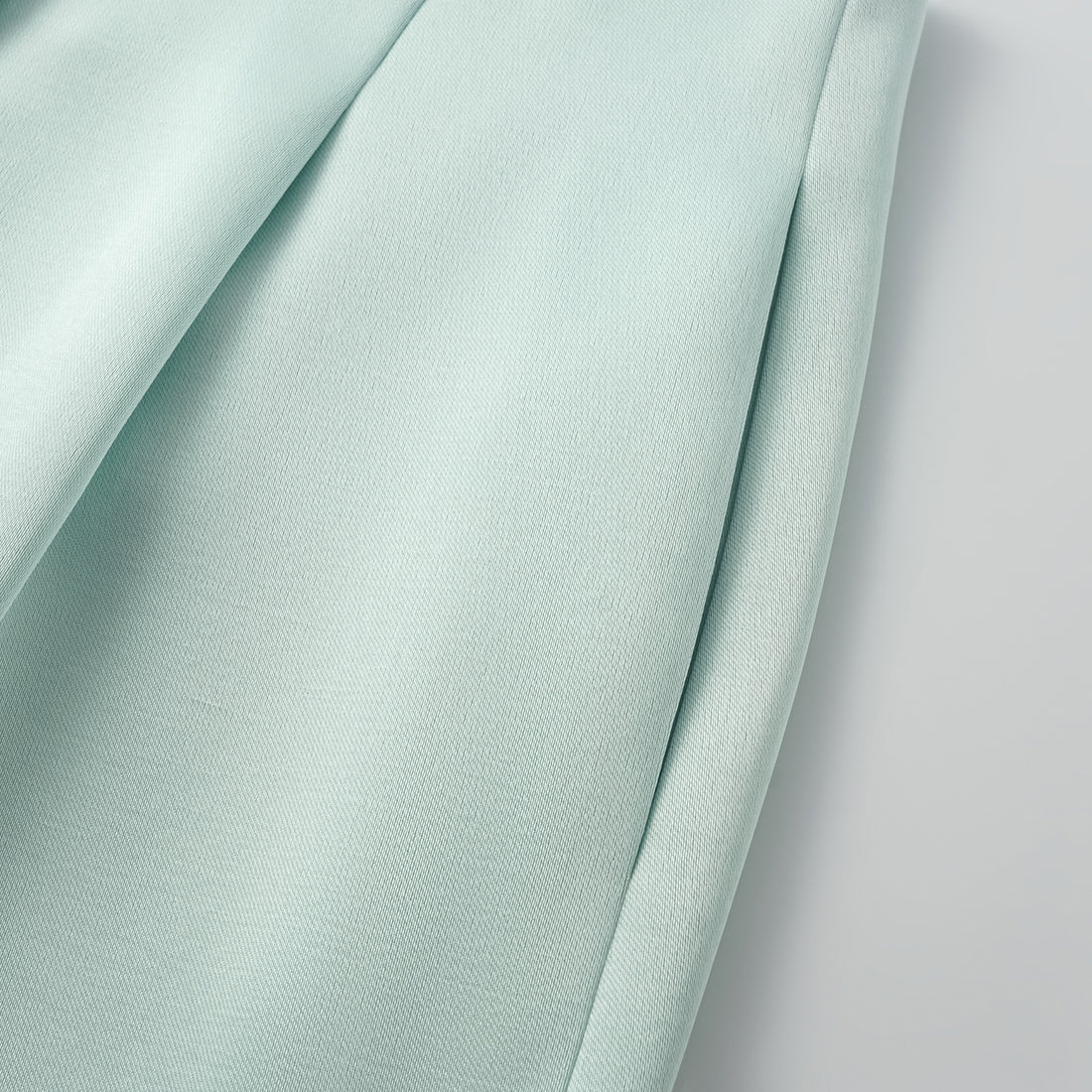 "Weekend at Monaco." Heavy Satin Shorts — Mint