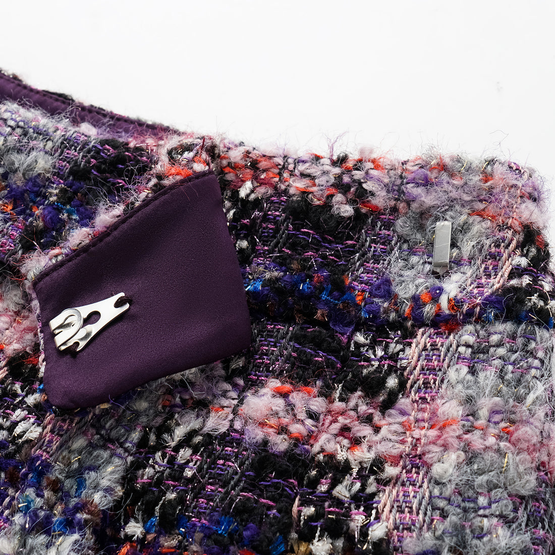"Brunch at Ritz." Wool Tweed Shorts—Cosmic Macaron