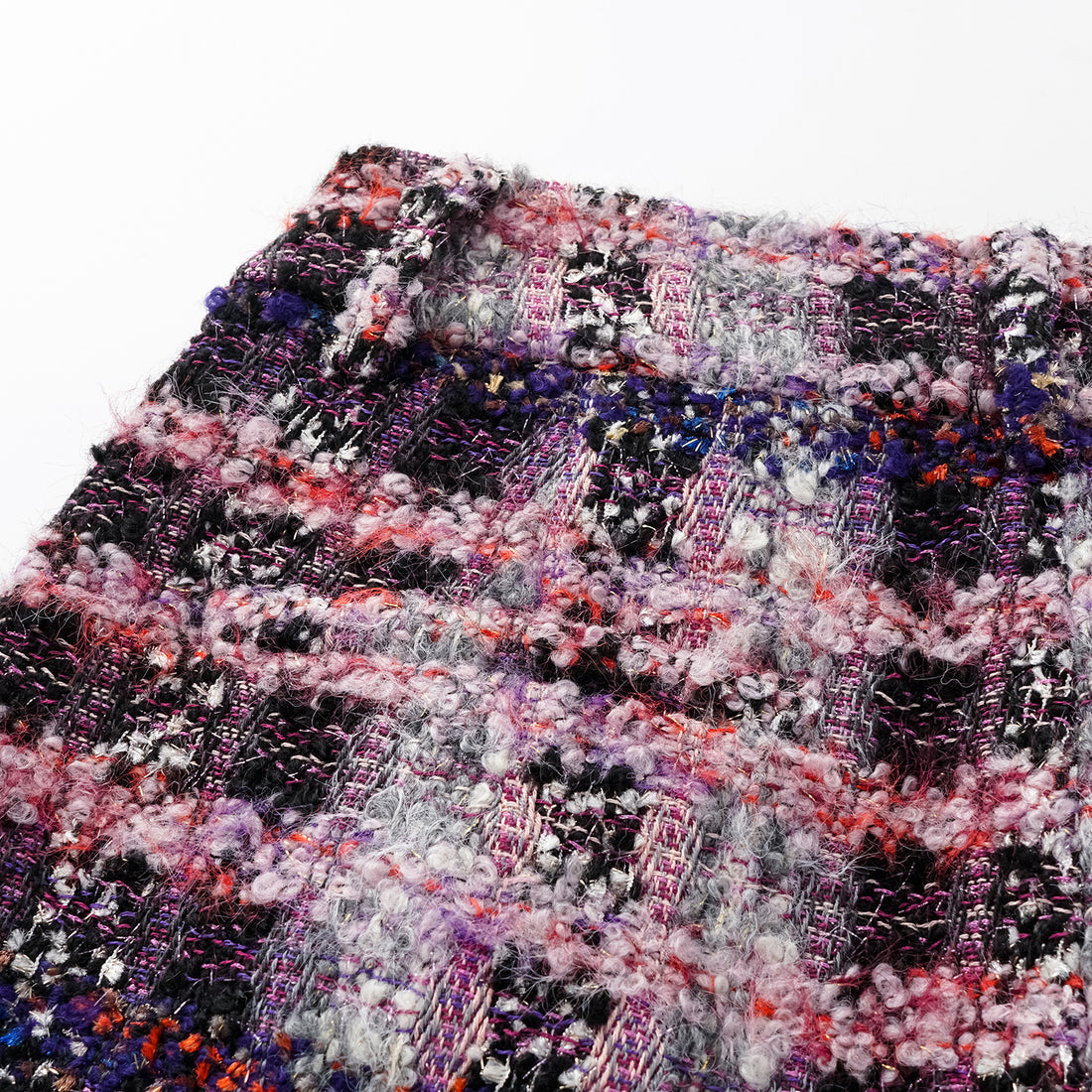 "Brunch at Ritz." Wool Tweed Shorts—Cosmic Macaron